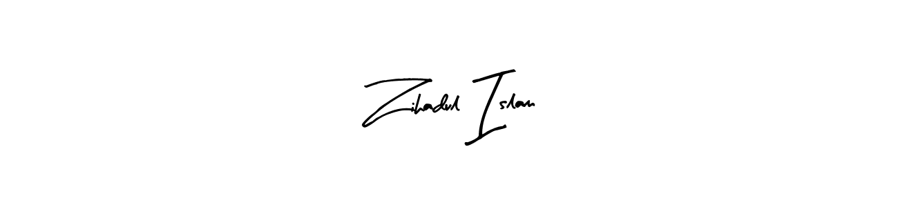 Also we have Zihadul Islam name is the best signature style. Create professional handwritten signature collection using Arty Signature autograph style. Zihadul Islam signature style 8 images and pictures png