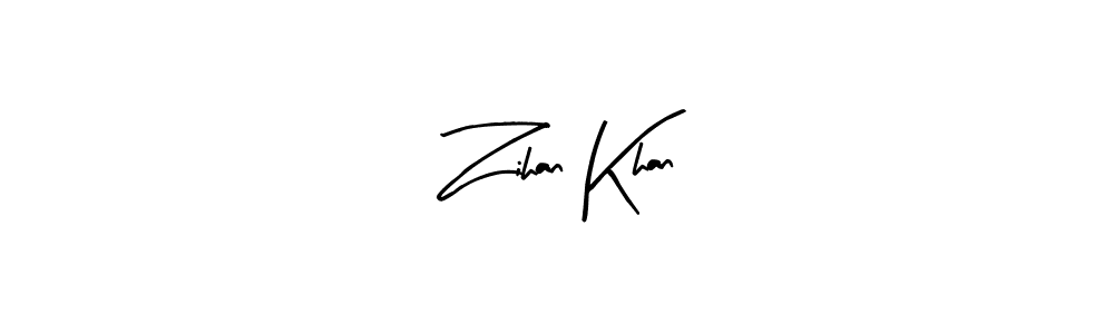Use a signature maker to create a handwritten signature online. With this signature software, you can design (Arty Signature) your own signature for name Zihan Khan. Zihan Khan signature style 8 images and pictures png