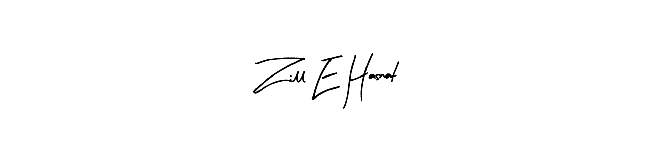 Create a beautiful signature design for name Zill E Hasnat. With this signature (Arty Signature) fonts, you can make a handwritten signature for free. Zill E Hasnat signature style 8 images and pictures png