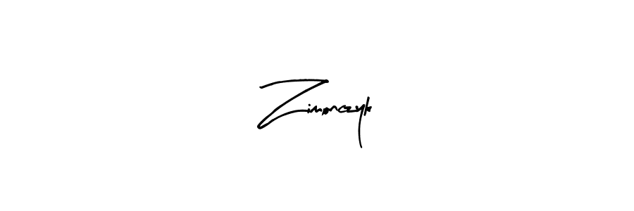 Create a beautiful signature design for name Zimonczyk. With this signature (Arty Signature) fonts, you can make a handwritten signature for free. Zimonczyk signature style 8 images and pictures png