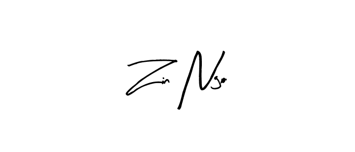 Make a beautiful signature design for name Zin Ngo. With this signature (Arty Signature) style, you can create a handwritten signature for free. Zin Ngo signature style 8 images and pictures png