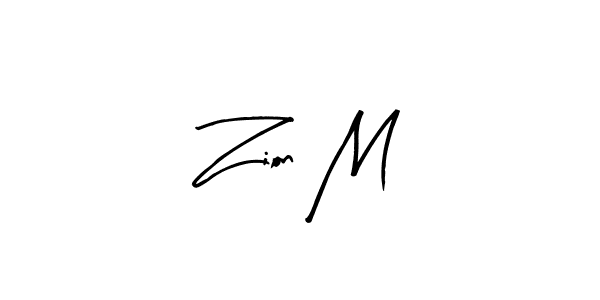 Make a beautiful signature design for name Zion M. Use this online signature maker to create a handwritten signature for free. Zion M signature style 8 images and pictures png