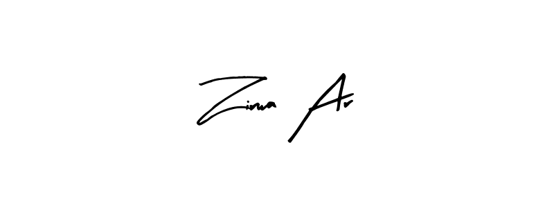 Make a beautiful signature design for name Zirwa Ar. Use this online signature maker to create a handwritten signature for free. Zirwa Ar signature style 8 images and pictures png