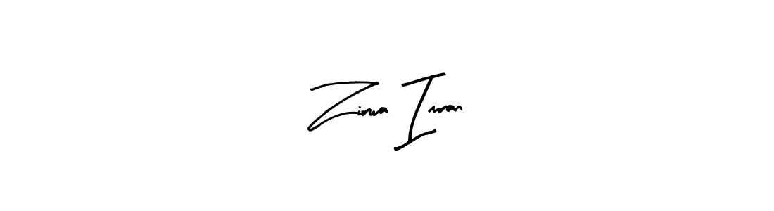 Make a beautiful signature design for name Zirwa Imran. With this signature (Arty Signature) style, you can create a handwritten signature for free. Zirwa Imran signature style 8 images and pictures png