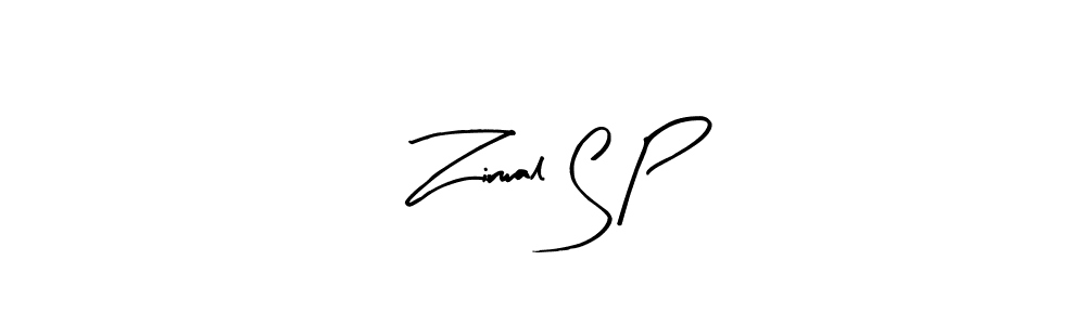 The best way (Arty Signature) to make a short signature is to pick only two or three words in your name. The name Zirwal S P include a total of six letters. For converting this name. Zirwal S P signature style 8 images and pictures png