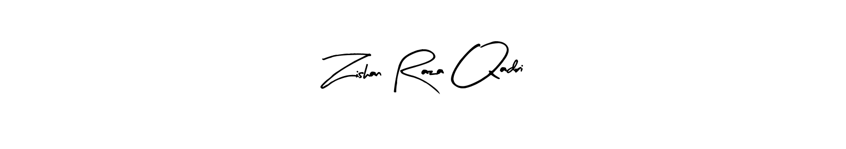 Make a beautiful signature design for name Zishan Raza Qadri. Use this online signature maker to create a handwritten signature for free. Zishan Raza Qadri signature style 8 images and pictures png