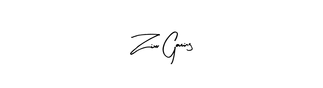 Also You can easily find your signature by using the search form. We will create Zixu Gaming name handwritten signature images for you free of cost using Arty Signature sign style. Zixu Gaming signature style 8 images and pictures png