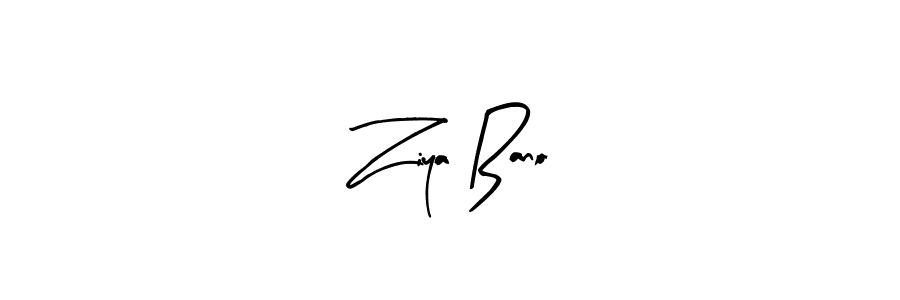 Make a beautiful signature design for name Ziya Bano. Use this online signature maker to create a handwritten signature for free. Ziya Bano signature style 8 images and pictures png