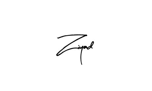 Design your own signature with our free online signature maker. With this signature software, you can create a handwritten (Arty Signature) signature for name Ziyad. Ziyad signature style 8 images and pictures png