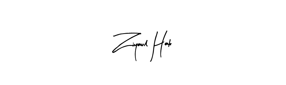 Use a signature maker to create a handwritten signature online. With this signature software, you can design (Arty Signature) your own signature for name Ziyaul Hak. Ziyaul Hak signature style 8 images and pictures png