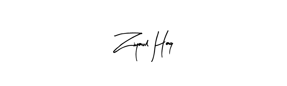 Arty Signature is a professional signature style that is perfect for those who want to add a touch of class to their signature. It is also a great choice for those who want to make their signature more unique. Get Ziyaul Haq name to fancy signature for free. Ziyaul Haq signature style 8 images and pictures png