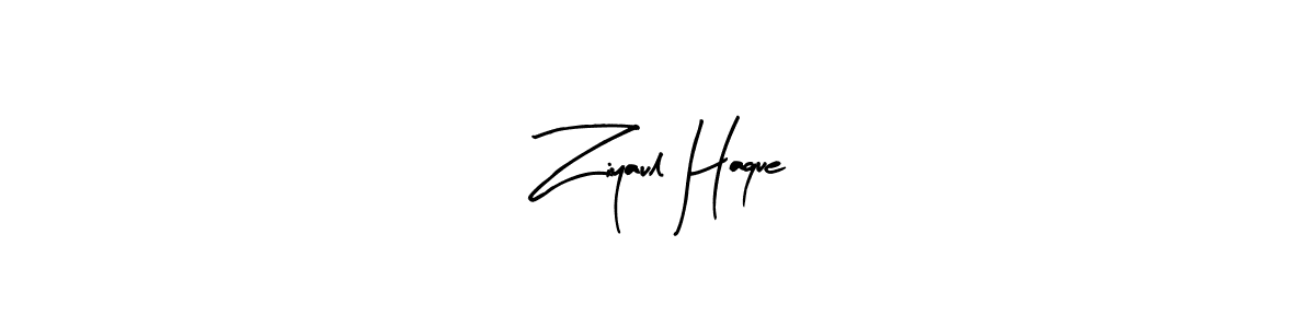 How to make Ziyaul Haque signature? Arty Signature is a professional autograph style. Create handwritten signature for Ziyaul Haque name. Ziyaul Haque signature style 8 images and pictures png