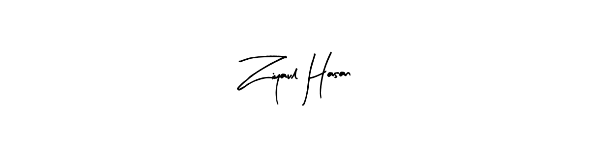 Arty Signature is a professional signature style that is perfect for those who want to add a touch of class to their signature. It is also a great choice for those who want to make their signature more unique. Get Ziyaul Hasan name to fancy signature for free. Ziyaul Hasan signature style 8 images and pictures png