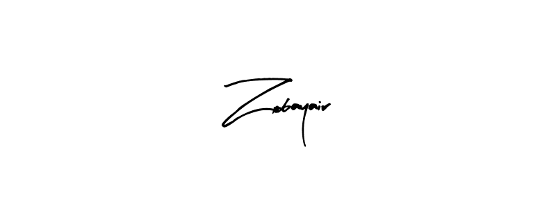 Zobayair stylish signature style. Best Handwritten Sign (Arty Signature) for my name. Handwritten Signature Collection Ideas for my name Zobayair. Zobayair signature style 8 images and pictures png