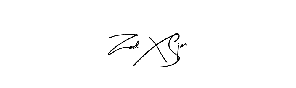 Also we have Zod X Sjon name is the best signature style. Create professional handwritten signature collection using Arty Signature autograph style. Zod X Sjon signature style 8 images and pictures png