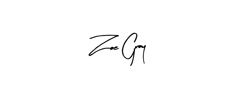 Create a beautiful signature design for name Zoe Gray. With this signature (Arty Signature) fonts, you can make a handwritten signature for free. Zoe Gray signature style 8 images and pictures png