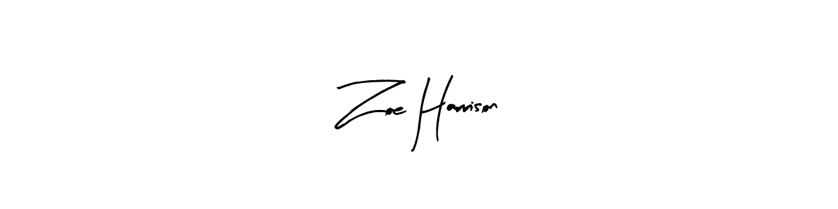 Arty Signature is a professional signature style that is perfect for those who want to add a touch of class to their signature. It is also a great choice for those who want to make their signature more unique. Get Zoe Harrison name to fancy signature for free. Zoe Harrison signature style 8 images and pictures png