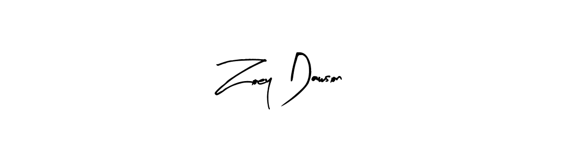 Make a beautiful signature design for name Zoey Dawson. Use this online signature maker to create a handwritten signature for free. Zoey Dawson signature style 8 images and pictures png