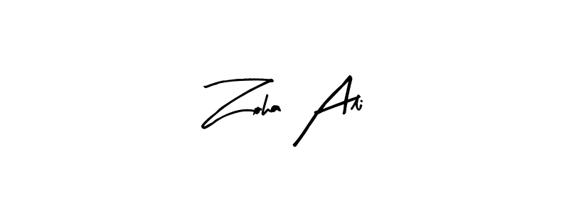 Once you've used our free online signature maker to create your best signature Arty Signature style, it's time to enjoy all of the benefits that Zoha Ali name signing documents. Zoha Ali signature style 8 images and pictures png