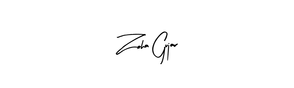 How to Draw Zoha Gujar signature style? Arty Signature is a latest design signature styles for name Zoha Gujar. Zoha Gujar signature style 8 images and pictures png