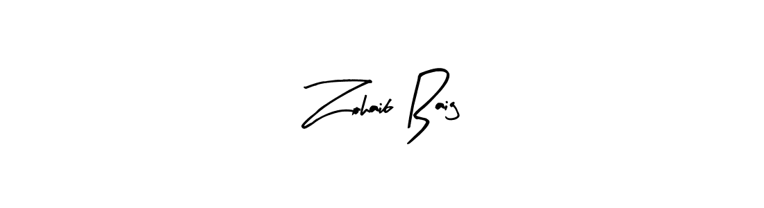 Similarly Arty Signature is the best handwritten signature design. Signature creator online .You can use it as an online autograph creator for name Zohaib Baig. Zohaib Baig signature style 8 images and pictures png