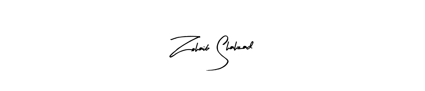 Similarly Arty Signature is the best handwritten signature design. Signature creator online .You can use it as an online autograph creator for name Zohaib Shahzad. Zohaib Shahzad signature style 8 images and pictures png