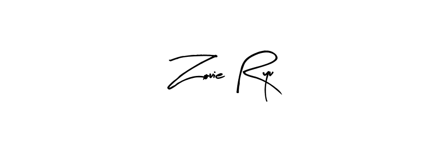 Design your own signature with our free online signature maker. With this signature software, you can create a handwritten (Arty Signature) signature for name Zouie Ryu. Zouie Ryu signature style 8 images and pictures png