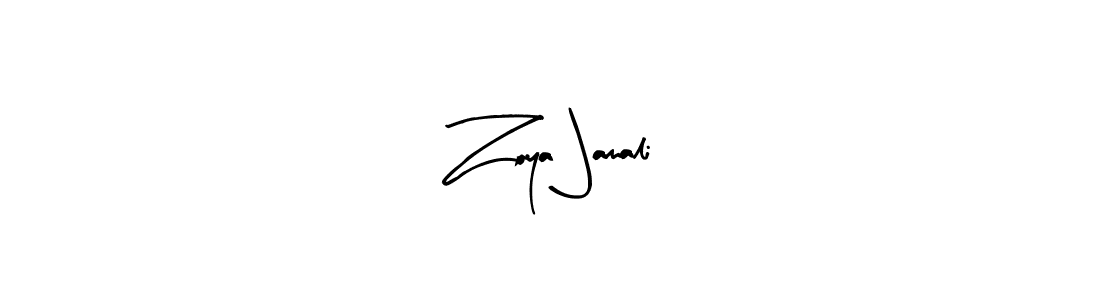 Zoya Jamali stylish signature style. Best Handwritten Sign (Arty Signature) for my name. Handwritten Signature Collection Ideas for my name Zoya Jamali. Zoya Jamali signature style 8 images and pictures png