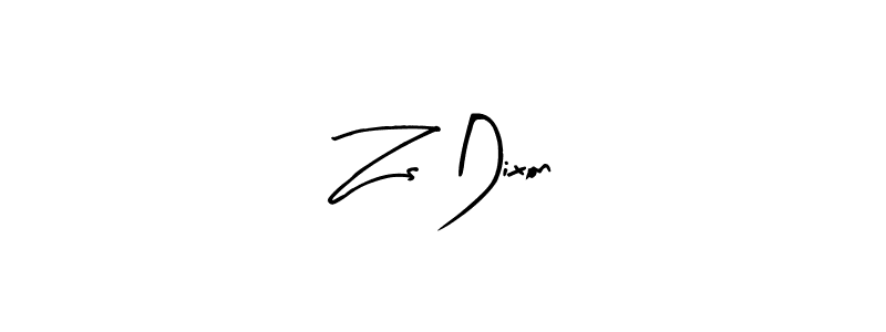 Zs Dixon stylish signature style. Best Handwritten Sign (Arty Signature) for my name. Handwritten Signature Collection Ideas for my name Zs Dixon. Zs Dixon signature style 8 images and pictures png