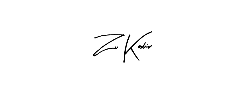 How to make Zu Kabir name signature. Use Arty Signature style for creating short signs online. This is the latest handwritten sign. Zu Kabir signature style 8 images and pictures png
