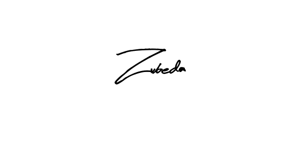 Make a beautiful signature design for name Zubeda. Use this online signature maker to create a handwritten signature for free. Zubeda signature style 8 images and pictures png