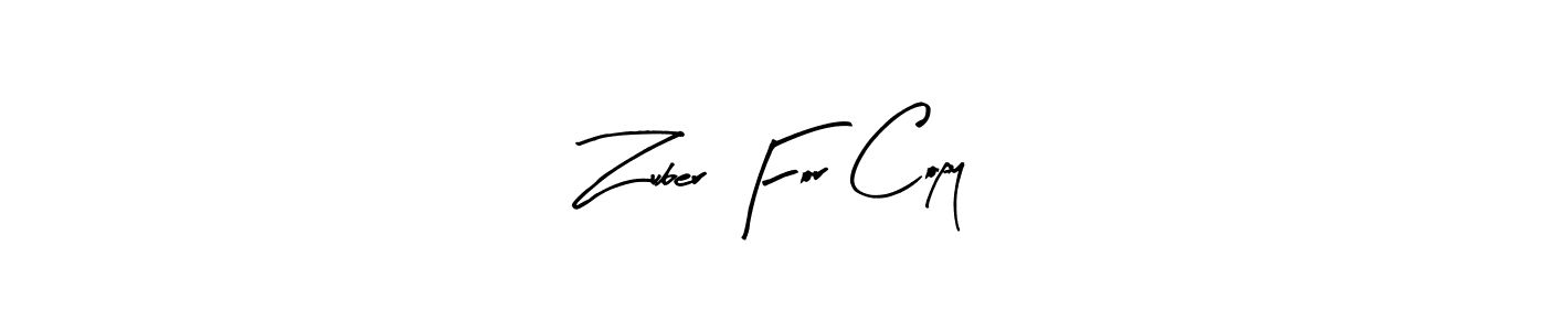 Similarly Arty Signature is the best handwritten signature design. Signature creator online .You can use it as an online autograph creator for name Zuber For Copy. Zuber For Copy signature style 8 images and pictures png