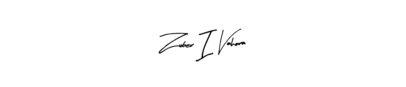 Zuber I Vahora stylish signature style. Best Handwritten Sign (Arty Signature) for my name. Handwritten Signature Collection Ideas for my name Zuber I Vahora. Zuber I Vahora signature style 8 images and pictures png