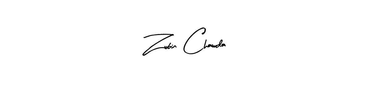 Make a beautiful signature design for name Zubin Chawda. With this signature (Arty Signature) style, you can create a handwritten signature for free. Zubin Chawda signature style 8 images and pictures png