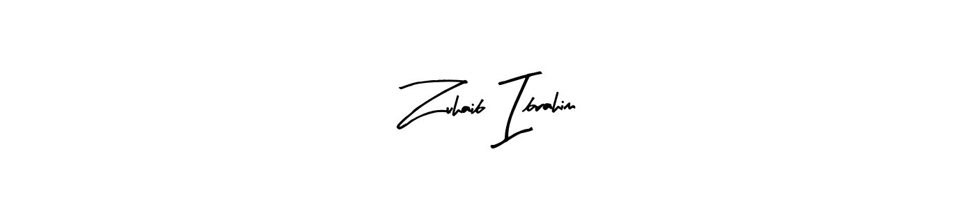 Similarly Arty Signature is the best handwritten signature design. Signature creator online .You can use it as an online autograph creator for name Zuhaib Ibrahim. Zuhaib Ibrahim signature style 8 images and pictures png