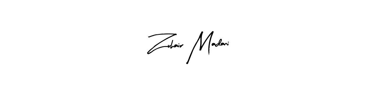 Also we have Zuhair Madani name is the best signature style. Create professional handwritten signature collection using Arty Signature autograph style. Zuhair Madani signature style 8 images and pictures png