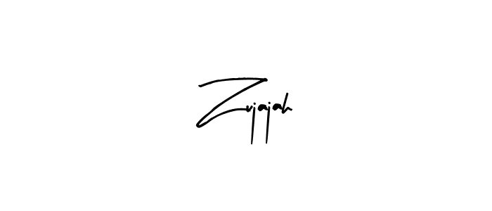 Similarly Arty Signature is the best handwritten signature design. Signature creator online .You can use it as an online autograph creator for name Zujajah. Zujajah signature style 8 images and pictures png