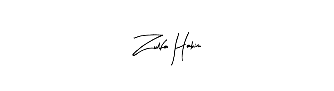 Make a beautiful signature design for name Zulfa Hakim. Use this online signature maker to create a handwritten signature for free. Zulfa Hakim signature style 8 images and pictures png