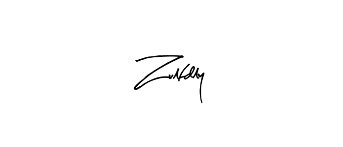 Create a beautiful signature design for name Zulfdly. With this signature (Arty Signature) fonts, you can make a handwritten signature for free. Zulfdly signature style 8 images and pictures png