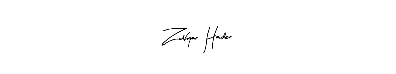 Arty Signature is a professional signature style that is perfect for those who want to add a touch of class to their signature. It is also a great choice for those who want to make their signature more unique. Get Zulfiqar  Haider name to fancy signature for free. Zulfiqar  Haider signature style 8 images and pictures png
