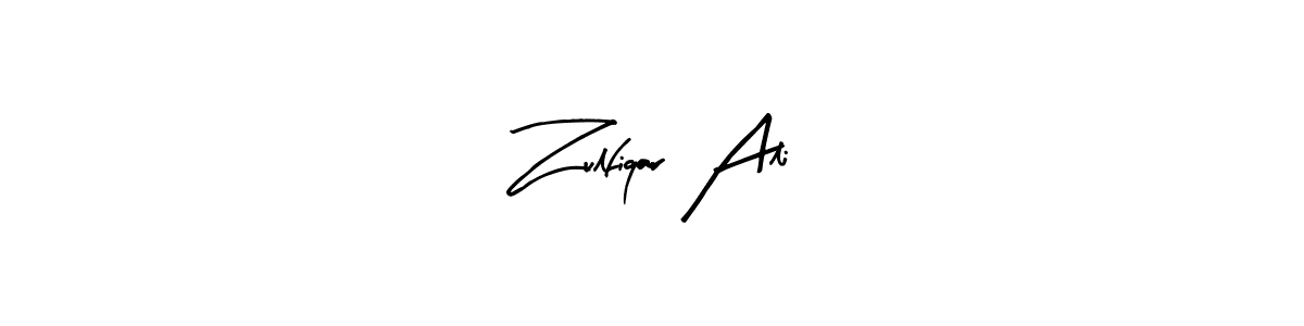 Make a beautiful signature design for name Zulfiqar Ali. With this signature (Arty Signature) style, you can create a handwritten signature for free. Zulfiqar Ali signature style 8 images and pictures png