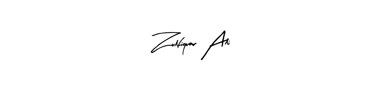 Design your own signature with our free online signature maker. With this signature software, you can create a handwritten (Arty Signature) signature for name Zulfiquar Ali. Zulfiquar Ali signature style 8 images and pictures png