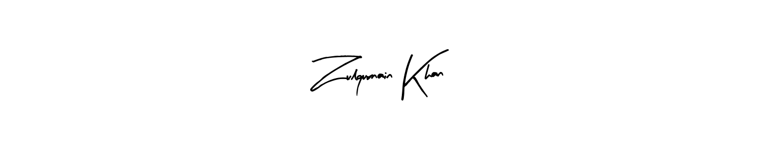 Design your own signature with our free online signature maker. With this signature software, you can create a handwritten (Arty Signature) signature for name Zulqurnain Khan. Zulqurnain Khan signature style 8 images and pictures png