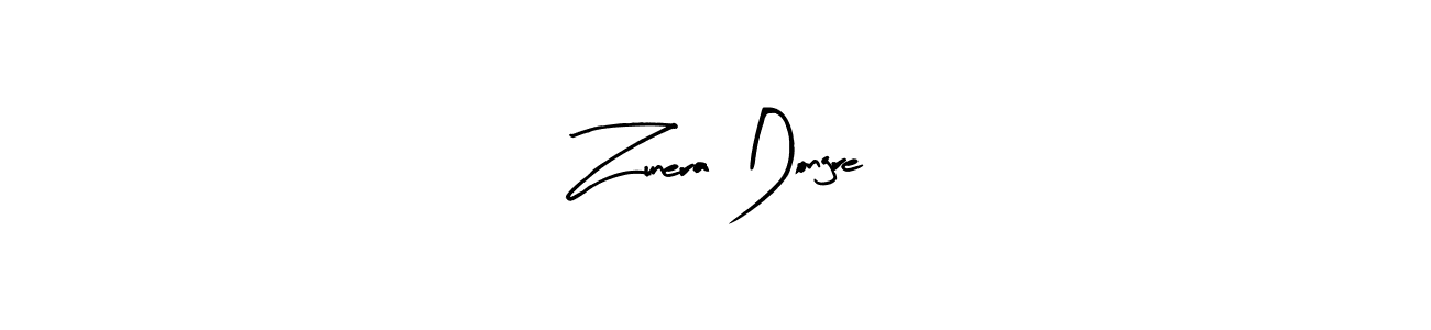 Zunera Dongre stylish signature style. Best Handwritten Sign (Arty Signature) for my name. Handwritten Signature Collection Ideas for my name Zunera Dongre. Zunera Dongre signature style 8 images and pictures png