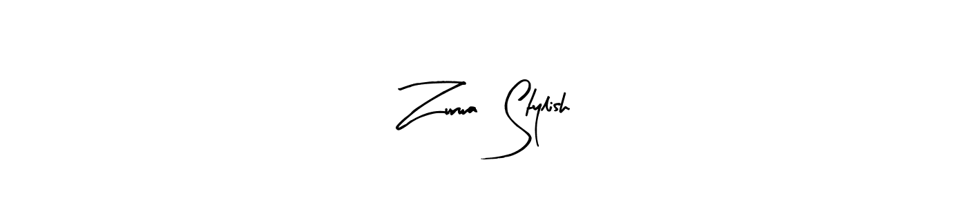 Arty Signature is a professional signature style that is perfect for those who want to add a touch of class to their signature. It is also a great choice for those who want to make their signature more unique. Get Zurwa  Stylish name to fancy signature for free. Zurwa  Stylish signature style 8 images and pictures png