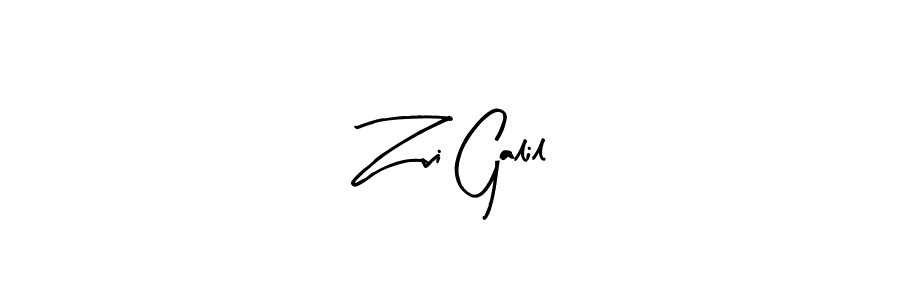 Zvi Galil stylish signature style. Best Handwritten Sign (Arty Signature) for my name. Handwritten Signature Collection Ideas for my name Zvi Galil. Zvi Galil signature style 8 images and pictures png