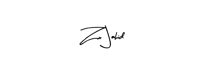 Make a beautiful signature design for name Zx Jahid. With this signature (Arty Signature) style, you can create a handwritten signature for free. Zx Jahid signature style 8 images and pictures png