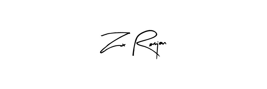 It looks lik you need a new signature style for name Zx Romjan. Design unique handwritten (Arty Signature) signature with our free signature maker in just a few clicks. Zx Romjan signature style 8 images and pictures png