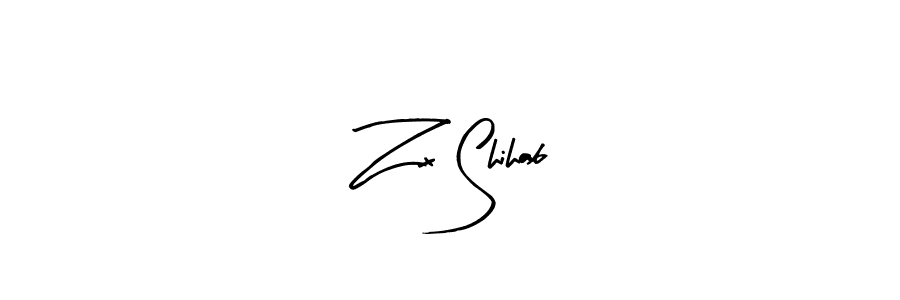 Design your own signature with our free online signature maker. With this signature software, you can create a handwritten (Arty Signature) signature for name Zx Shihab. Zx Shihab signature style 8 images and pictures png
