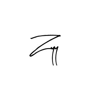 How to make Zyy name signature. Use Arty Signature style for creating short signs online. This is the latest handwritten sign. Zyy signature style 8 images and pictures png